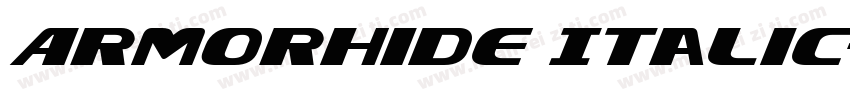 Armorhide Italic字体转换